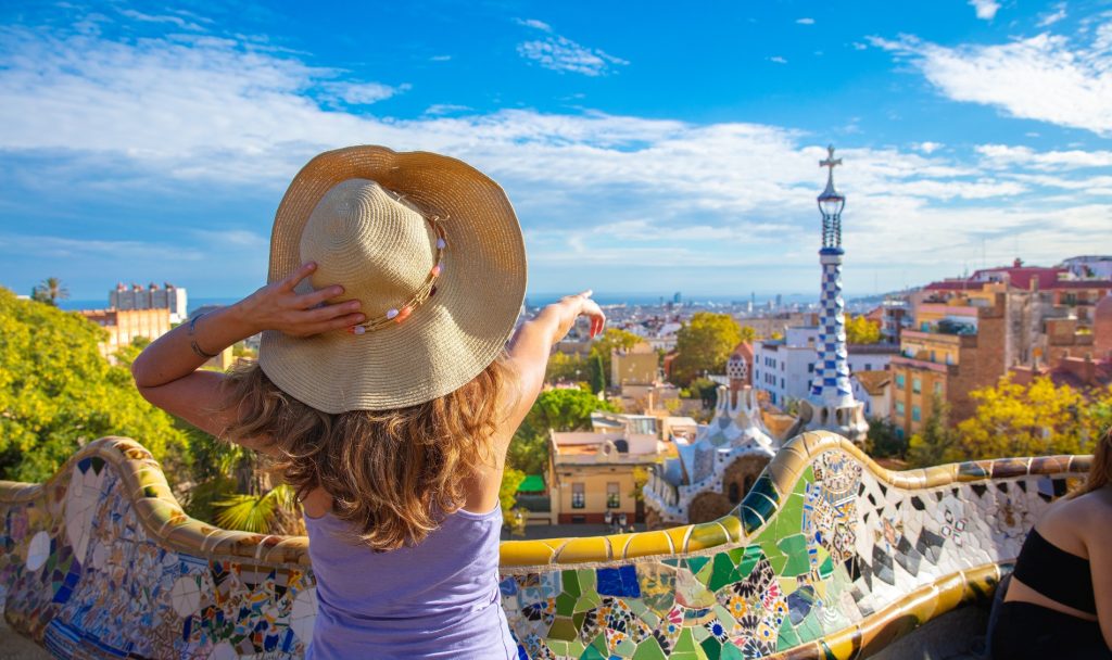 Tourist in Barcelona