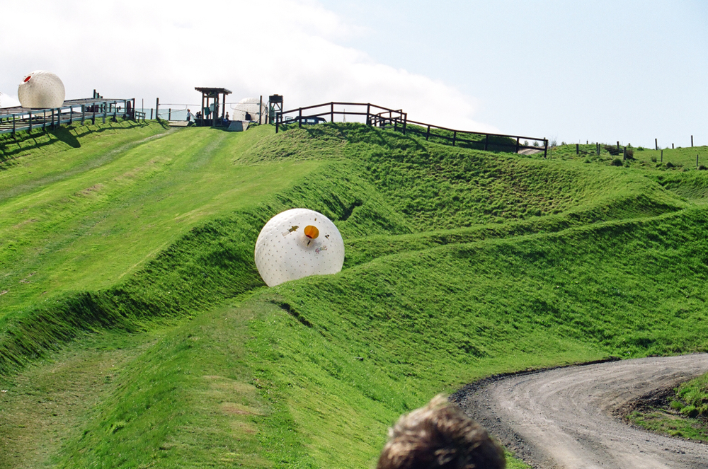 Zorbing in Rotorua