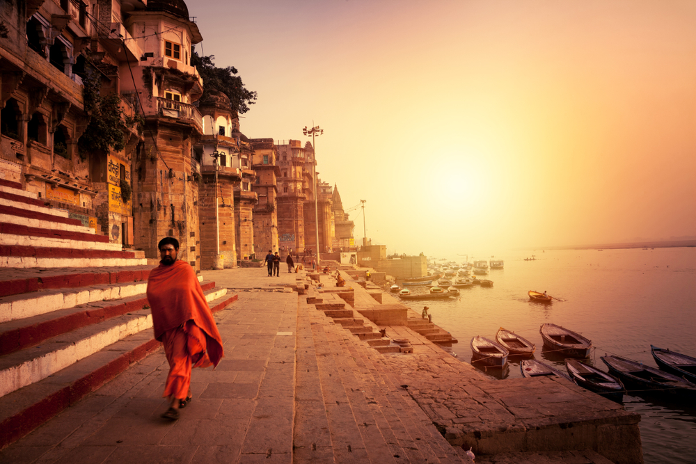 Varanasi, banks on the Ganges River